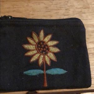 Sunflower coin bag